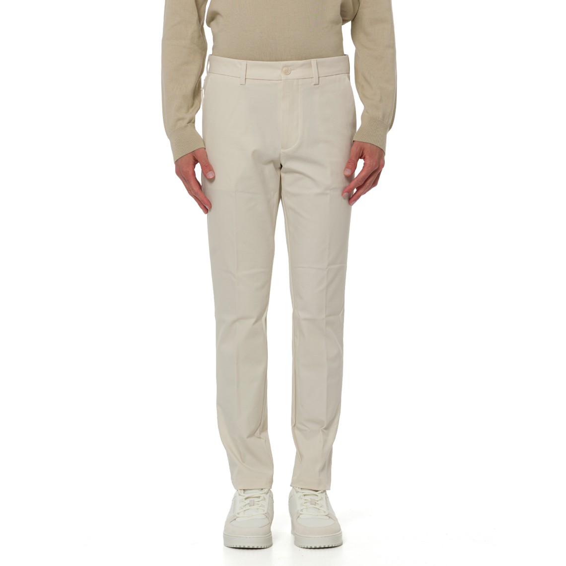 Pantaloni slim fit in misto cotone Boss