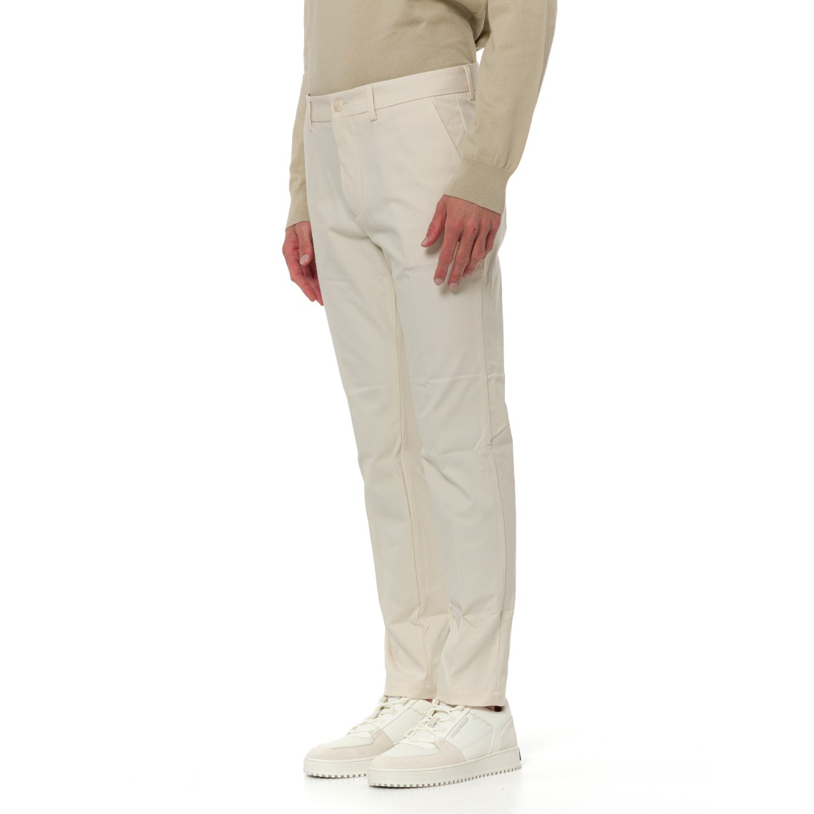 Pantaloni slim fit in misto cotone Boss