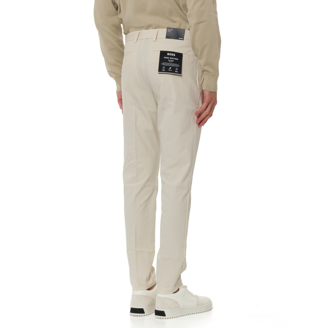 Pantaloni slim fit in misto cotone Boss