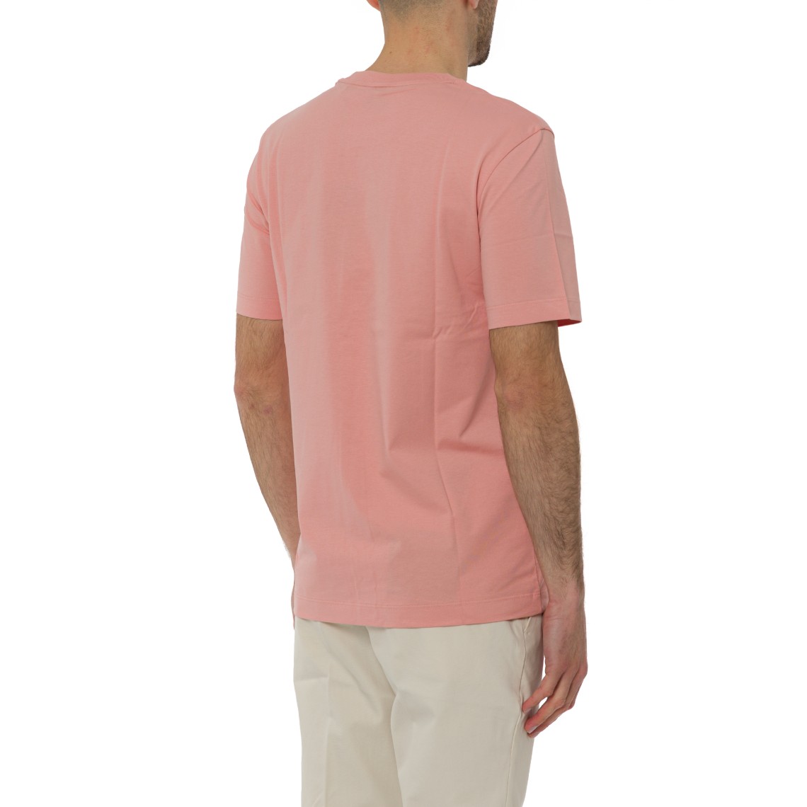 T-shirt in jersey con logo Boss 