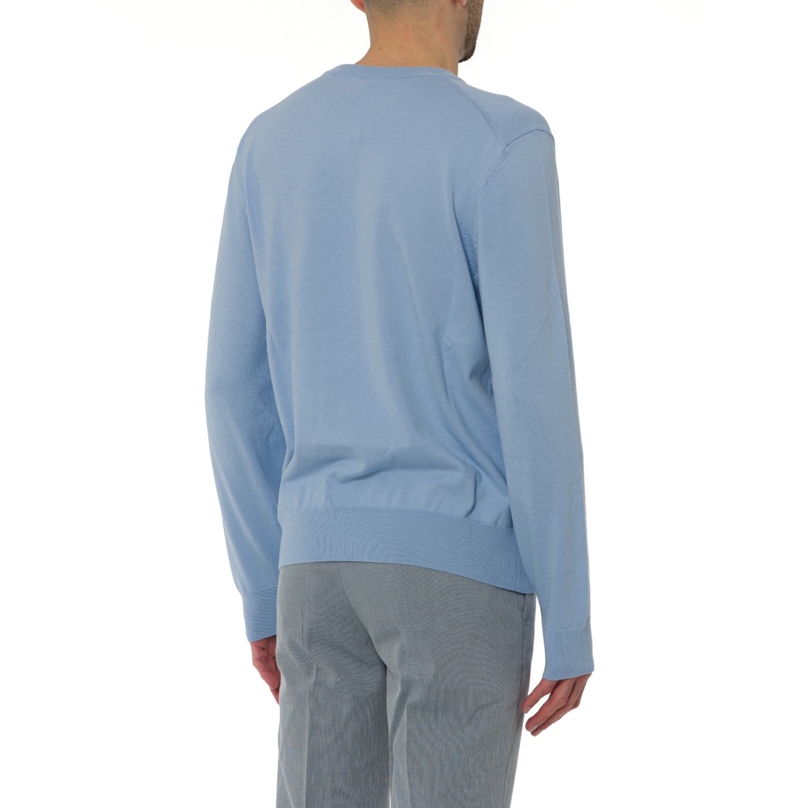 Maglione con scollo a V Boss