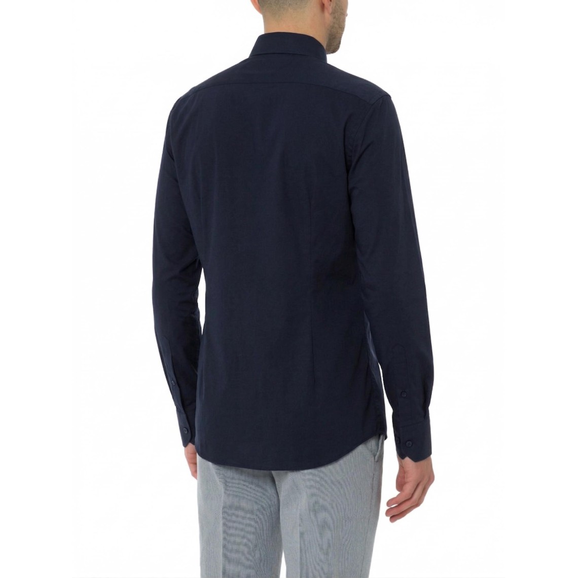 Camicia Slim fit Boss in popeline di cotone