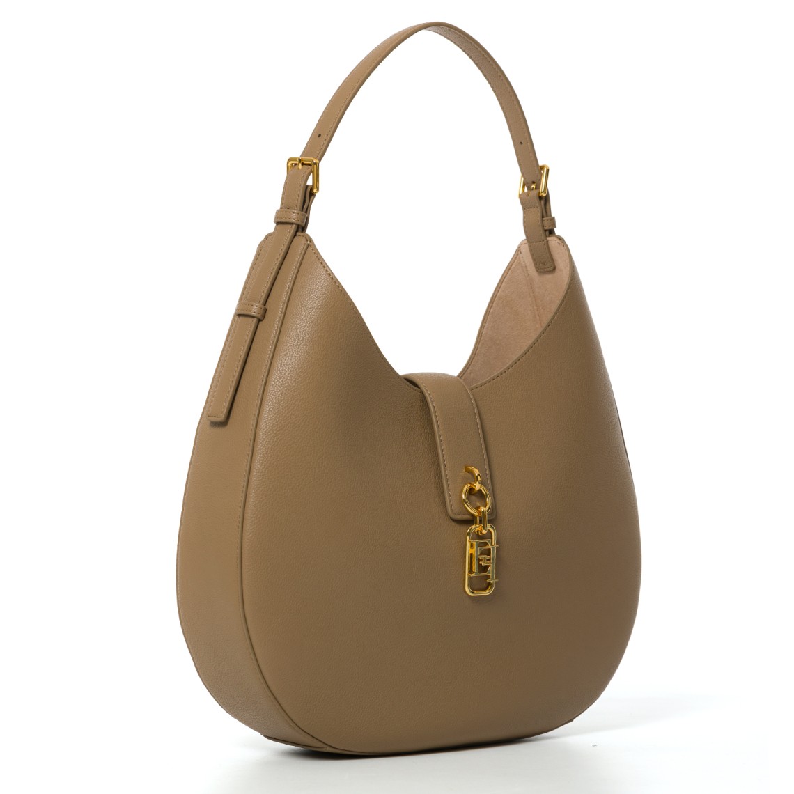 Hobo tonda con charm Elisabetta Franchi