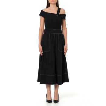 Abito in jersey con scollo bardot Liu Jo