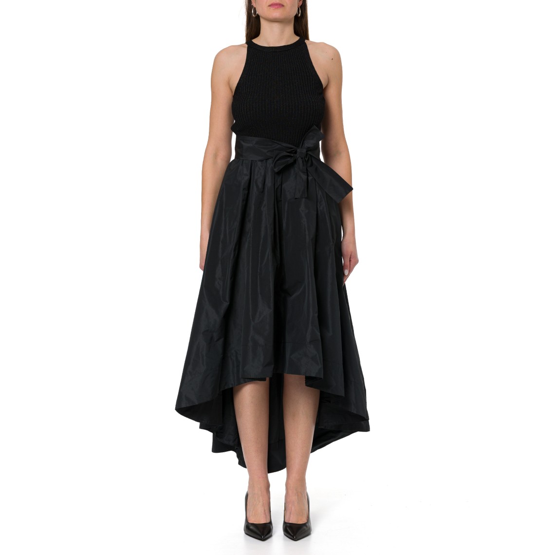 Abito lungo in taffetà Liu Jo