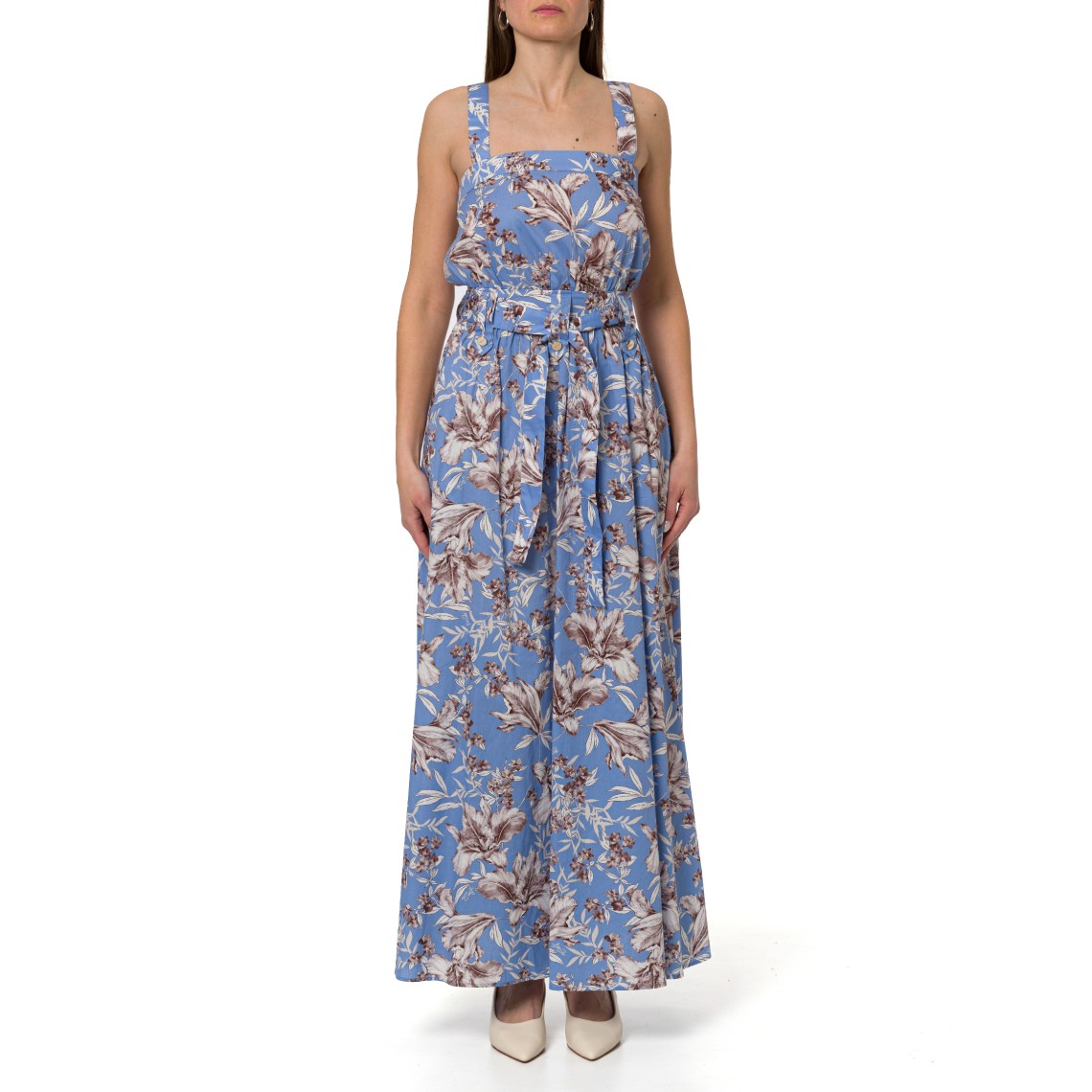 Abito lungo in popeline Liu Jo