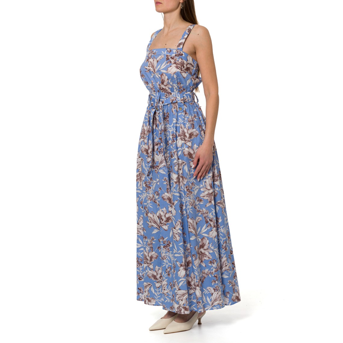 Abito lungo in popeline Liu Jo