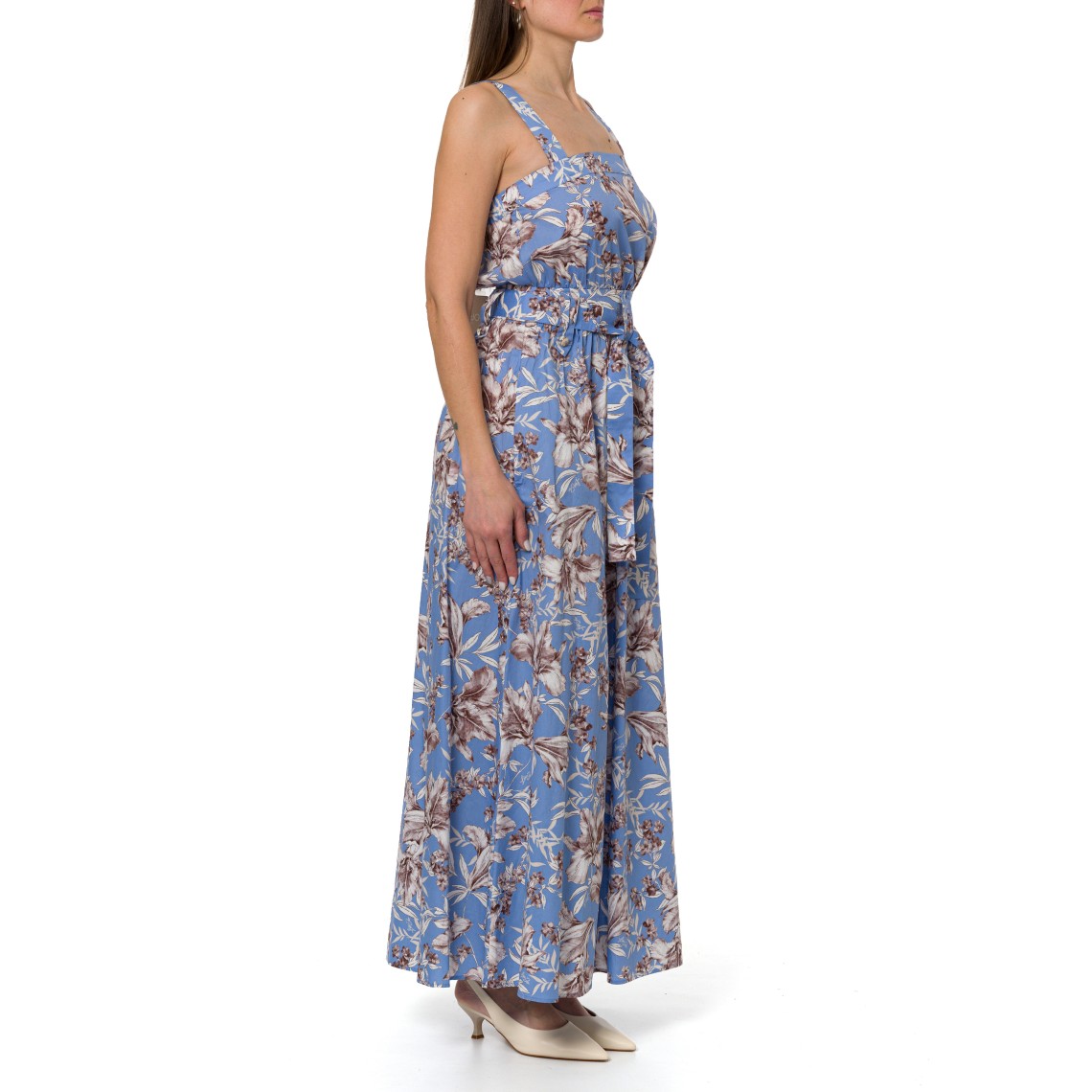 Abito lungo in popeline Liu Jo