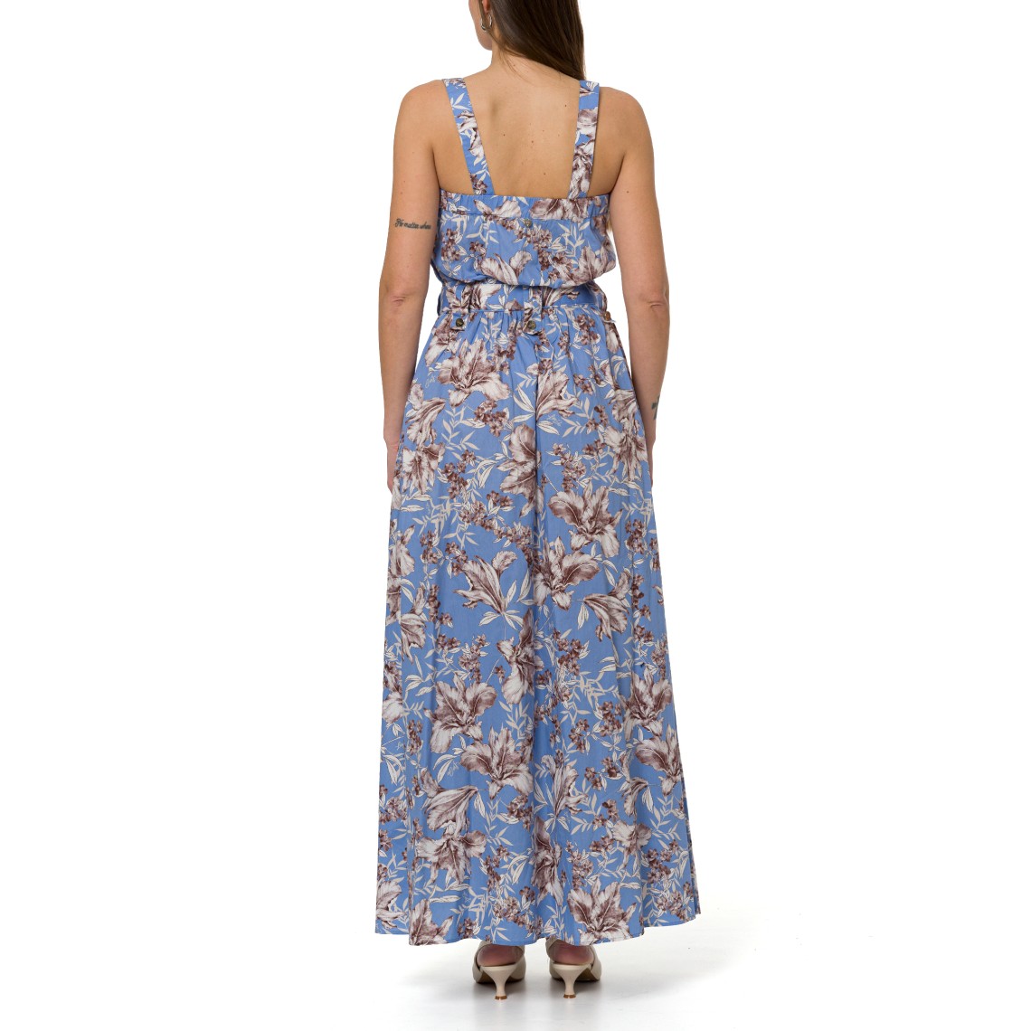 Abito lungo in popeline Liu Jo