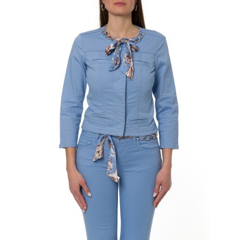 Giacca leggera con foulard Liu Jo