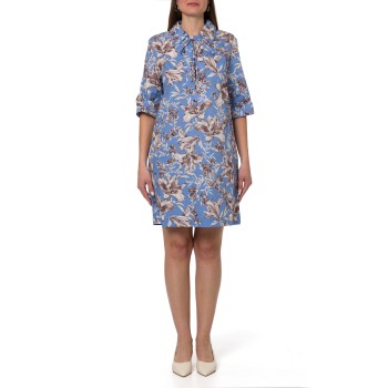 Abito corto in popeline Liu Jo