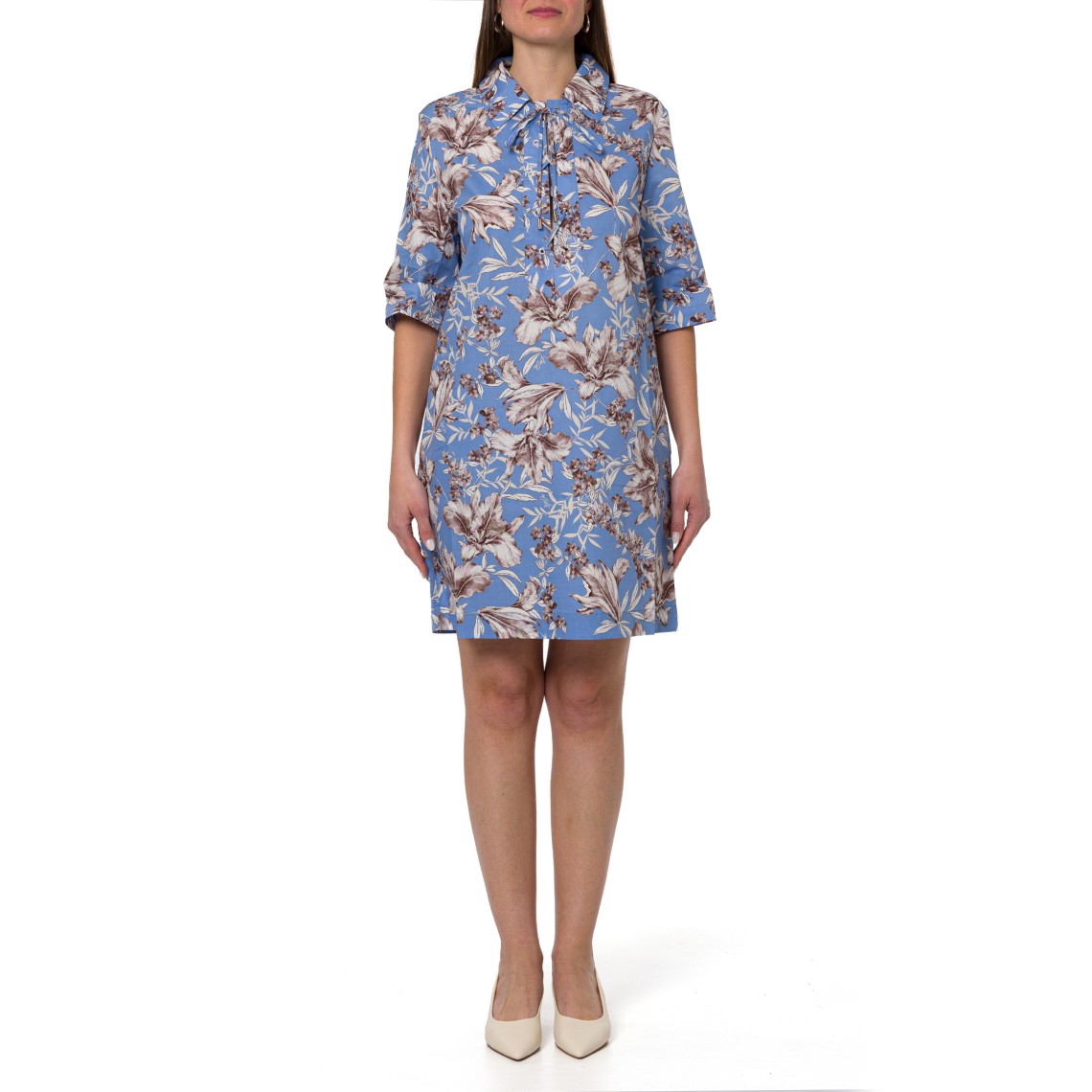 Abito corto in popeline Liu Jo