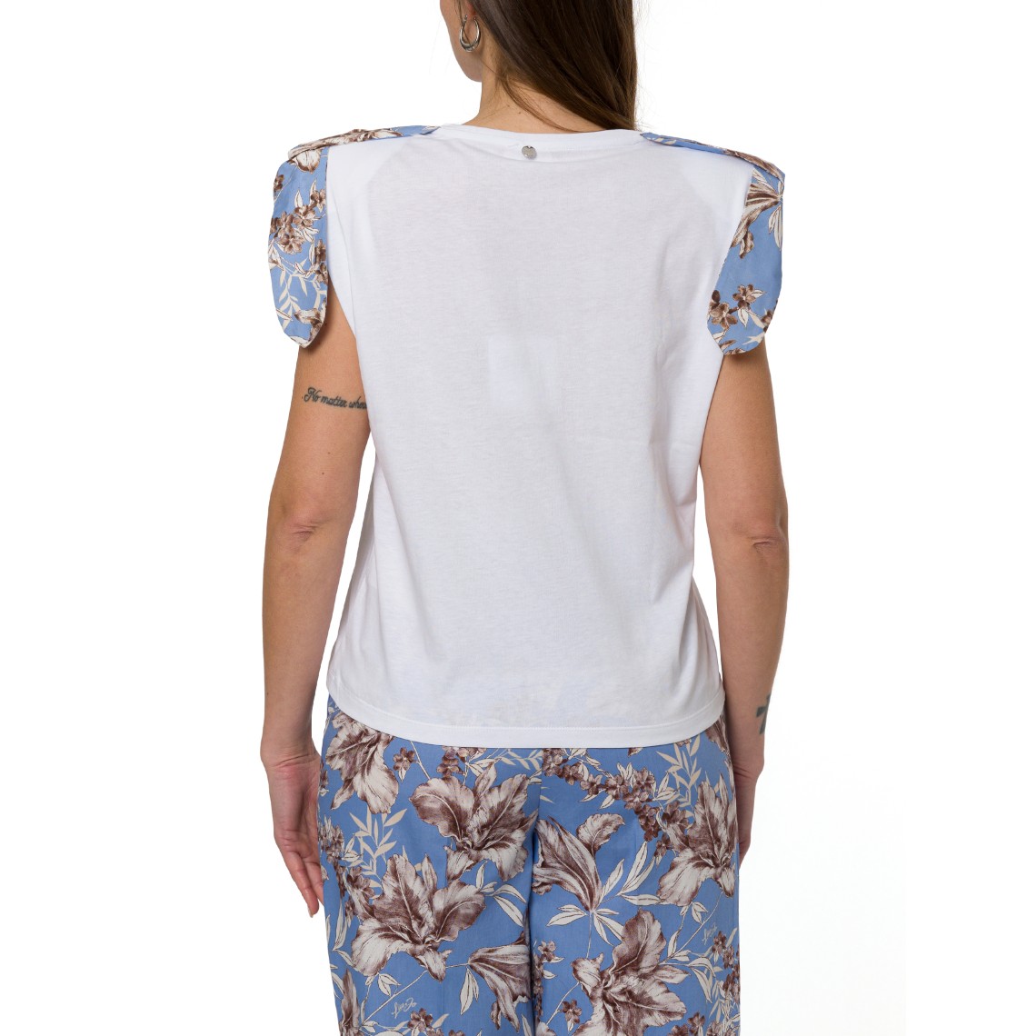 T-shirts in cotone con fiocchi Liu Jo