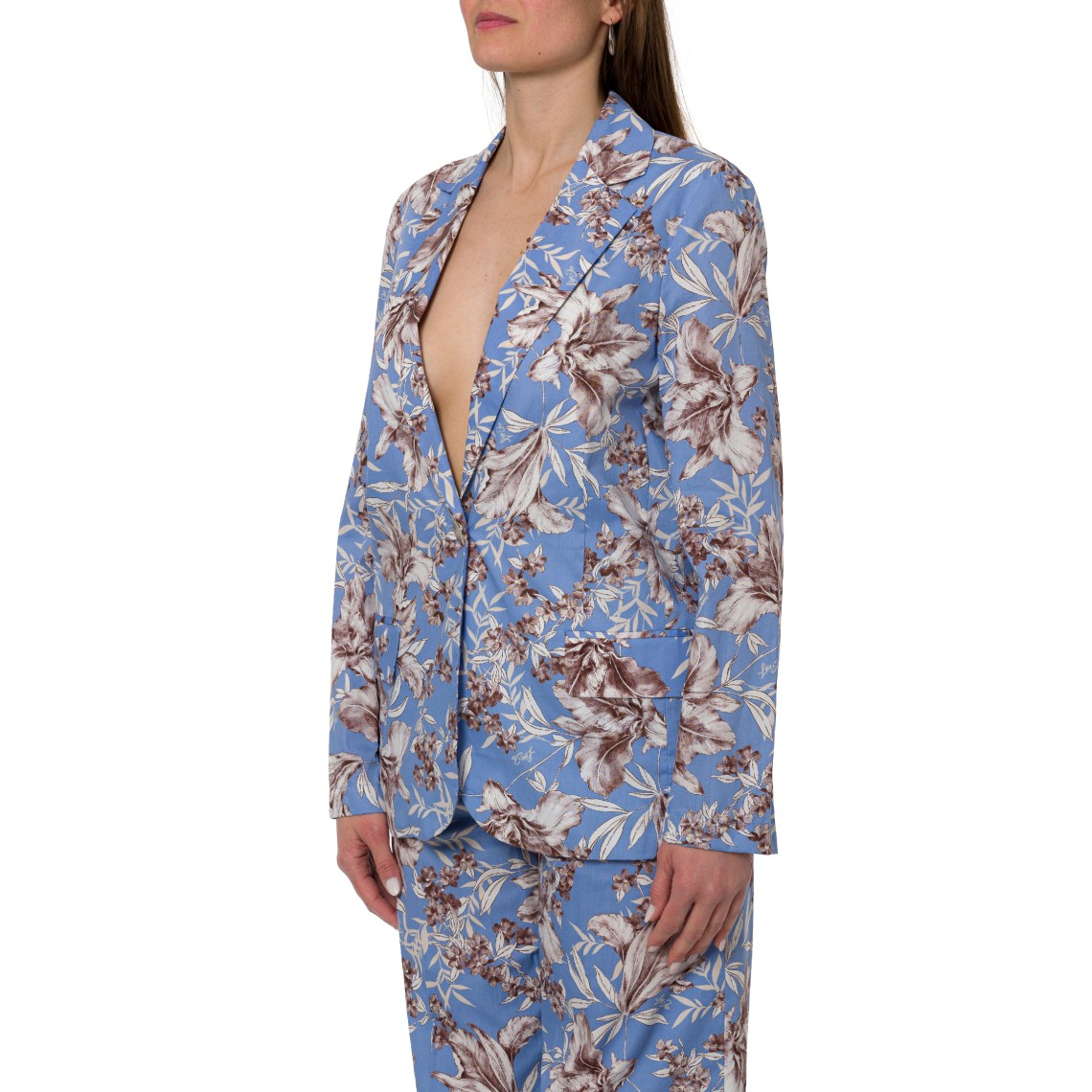 Giacca in popeline stampato Liu Jo