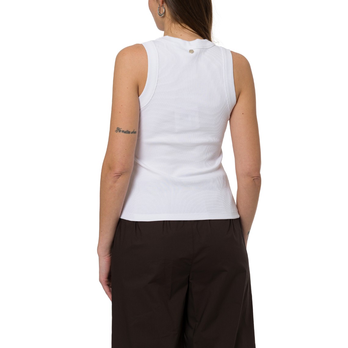 Top con applicazoni Liu Jo