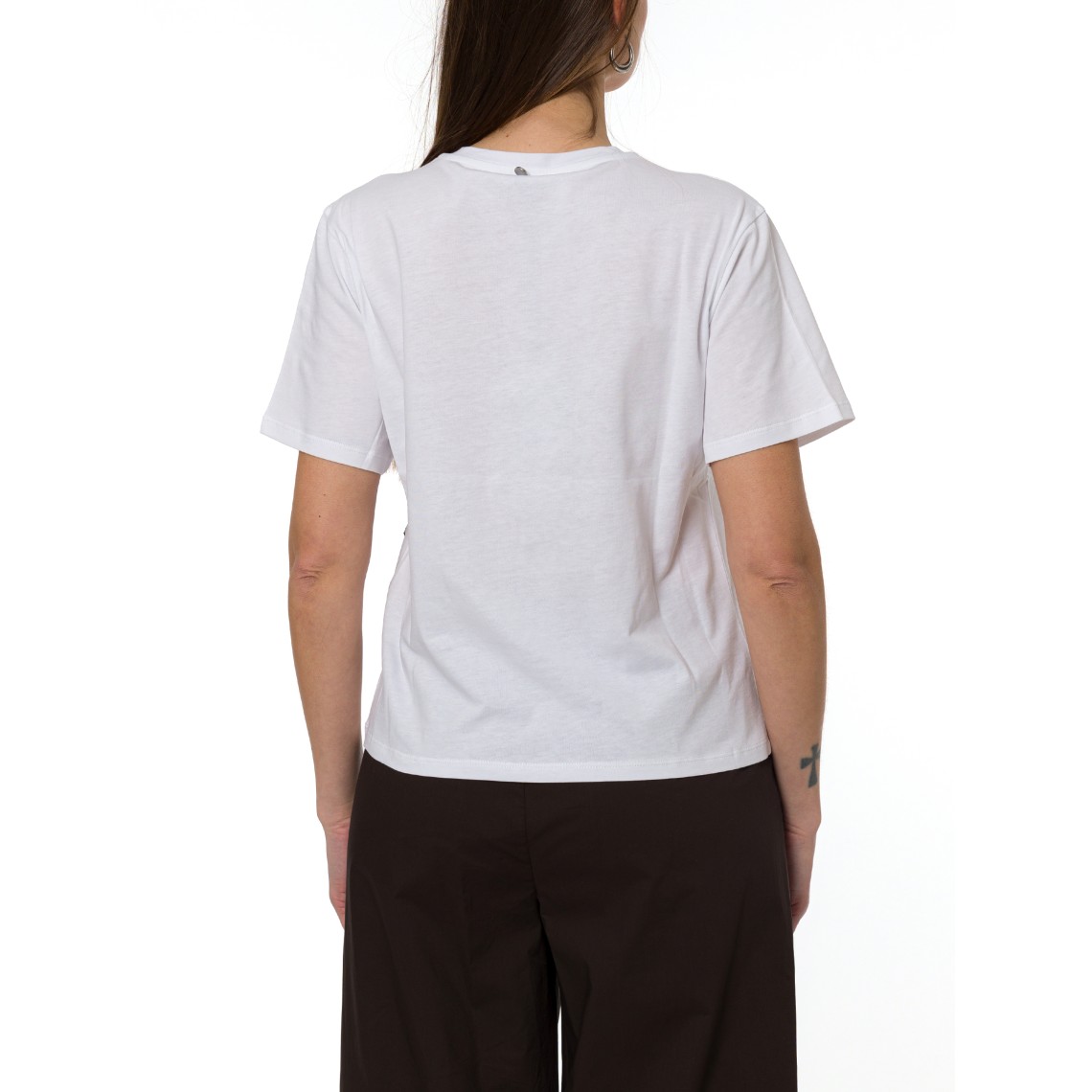 T-shirt con applicazioni Liu Jo