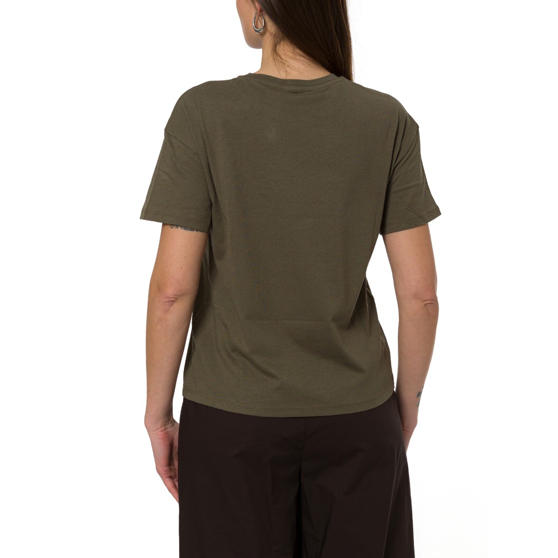 T-shirt con applicazioni gioiello Liu Jo