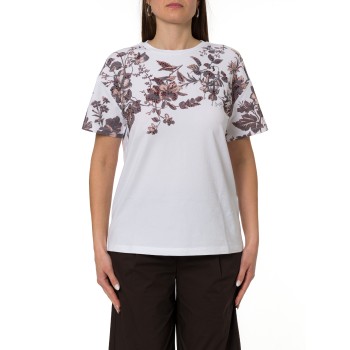 T-shirt con stampa e ricami Liu Jo