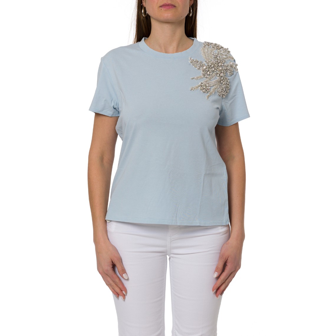 T-shirt con ricamo Liu Jo