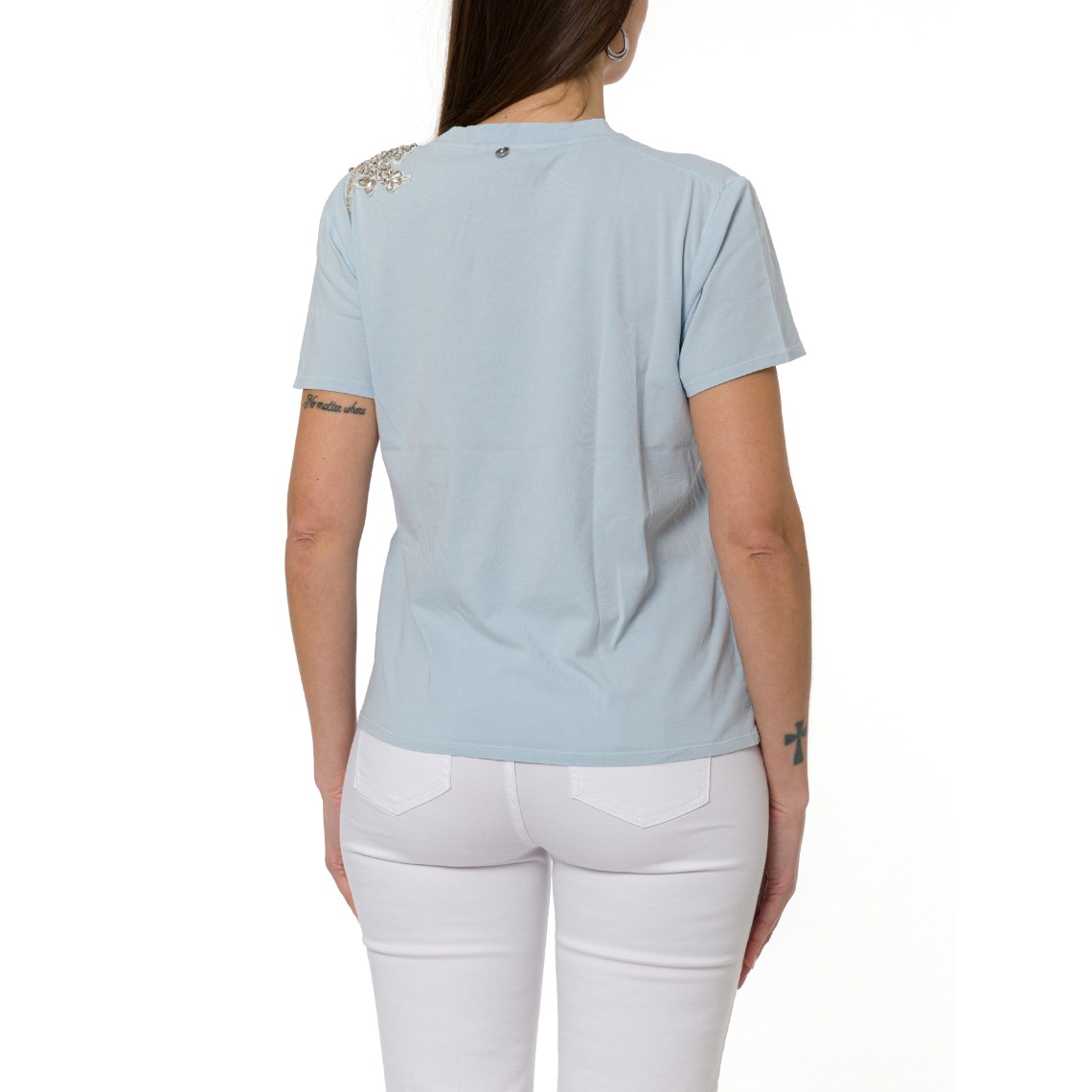 T-shirt con ricamo Liu Jo