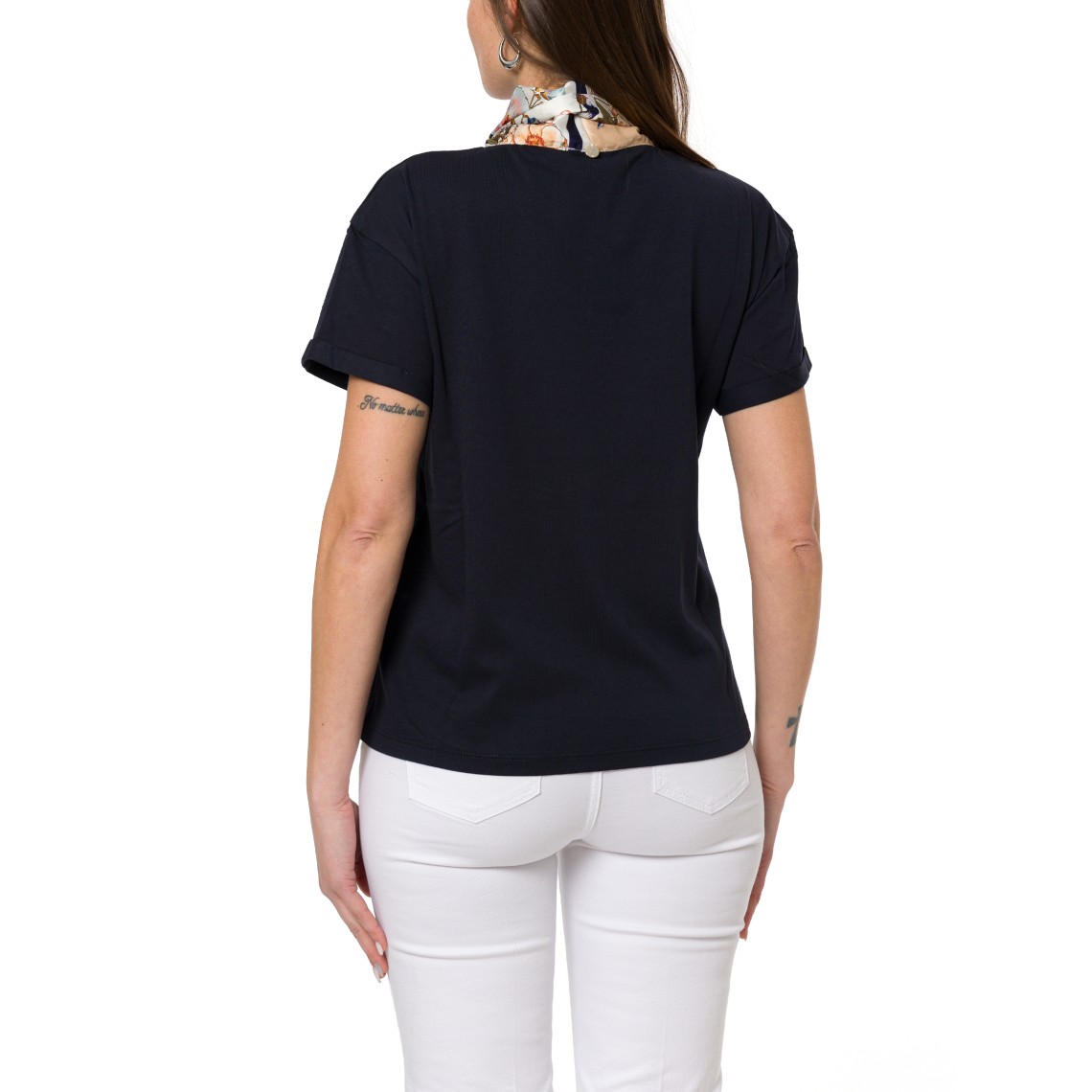 T-shirt con foulard Liu Jo