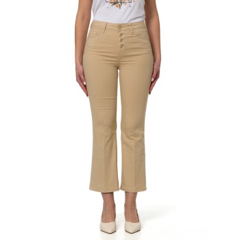 Pantaloni cropped a vita alta Liu Jo