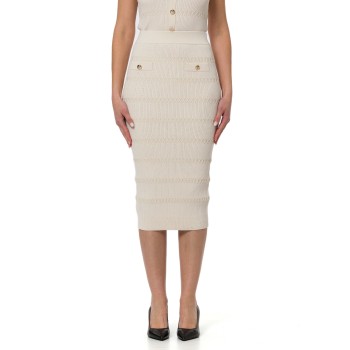 Gonna longuette in maglia Liu Jo