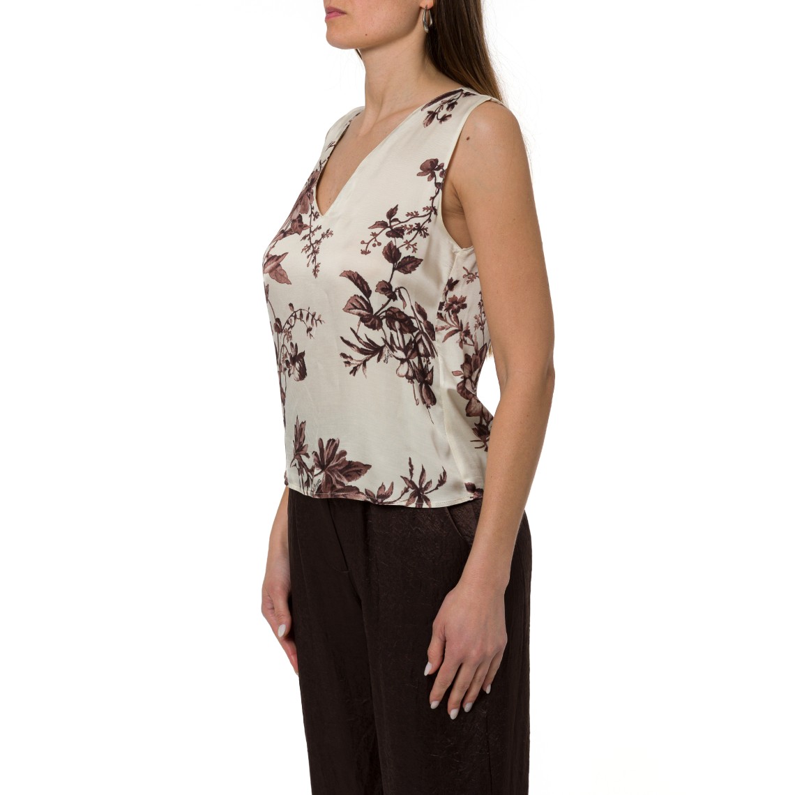 Top in raso stampato Liu Jo