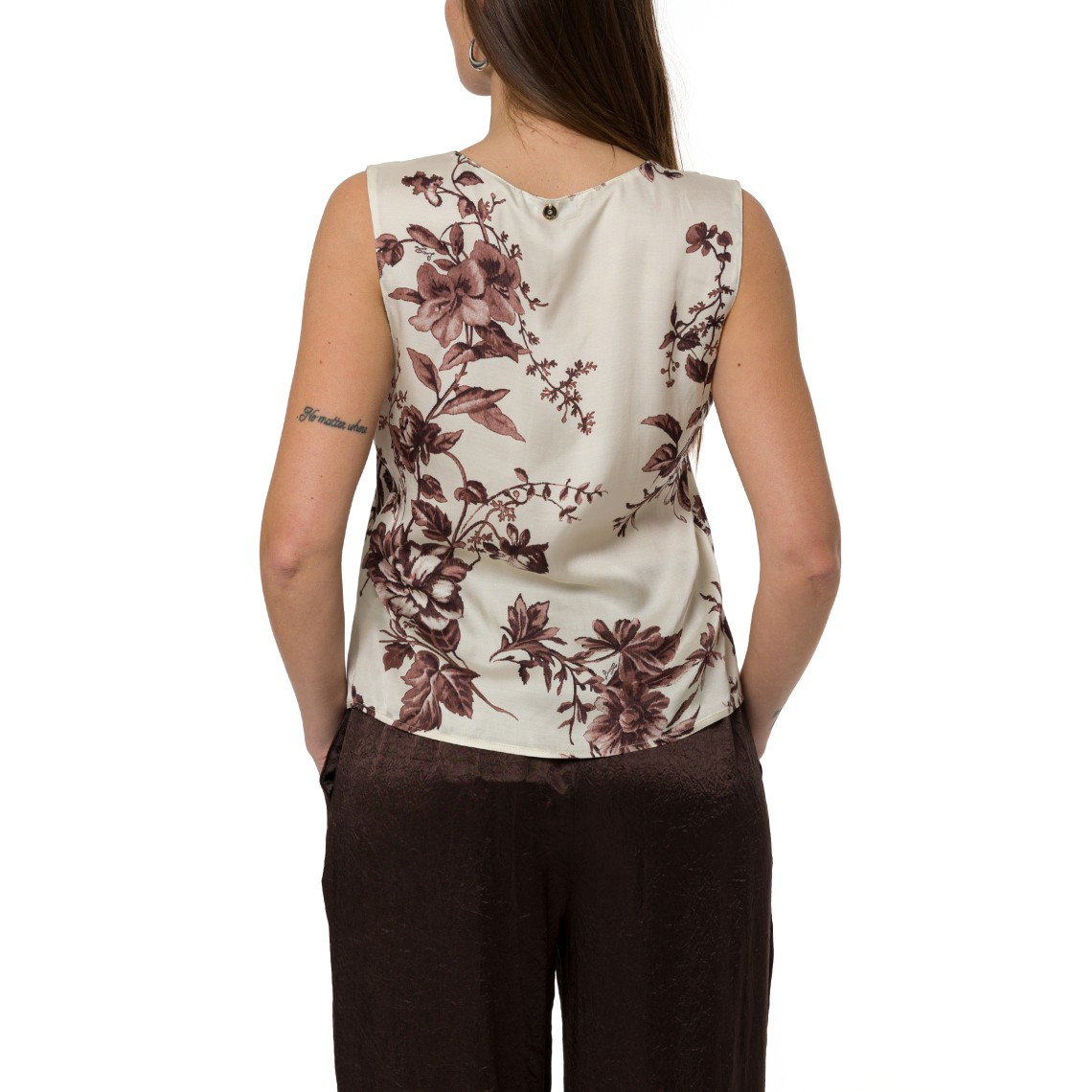 Top in raso stampato Liu Jo