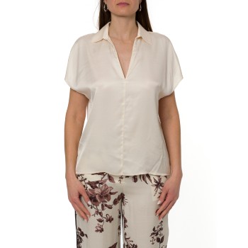 Blusa in raso di viscosa Liu Jo con scollo a V