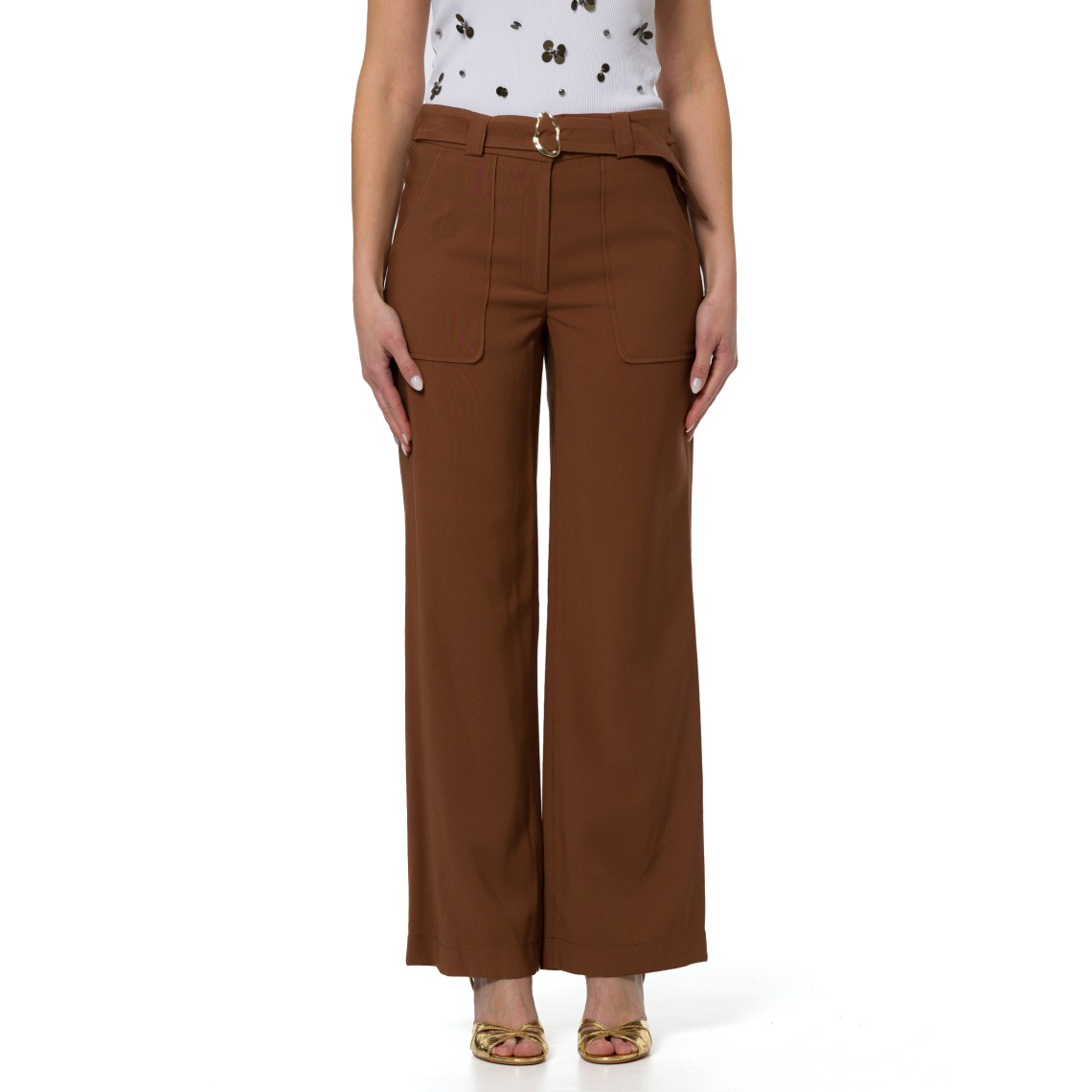 Pantaloni Liu Jo con cintura coordinata