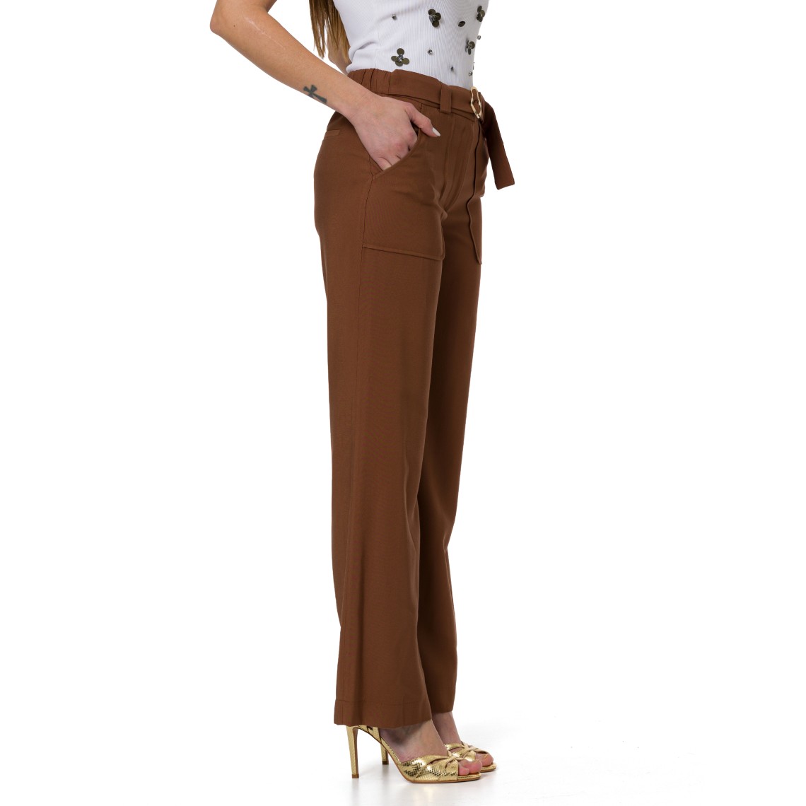 Pantaloni Liu Jo con cintura coordinata