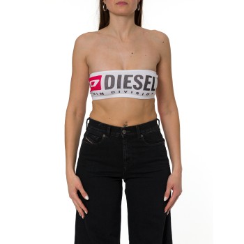 Reggiseno a fascia con maxi logo Diesel