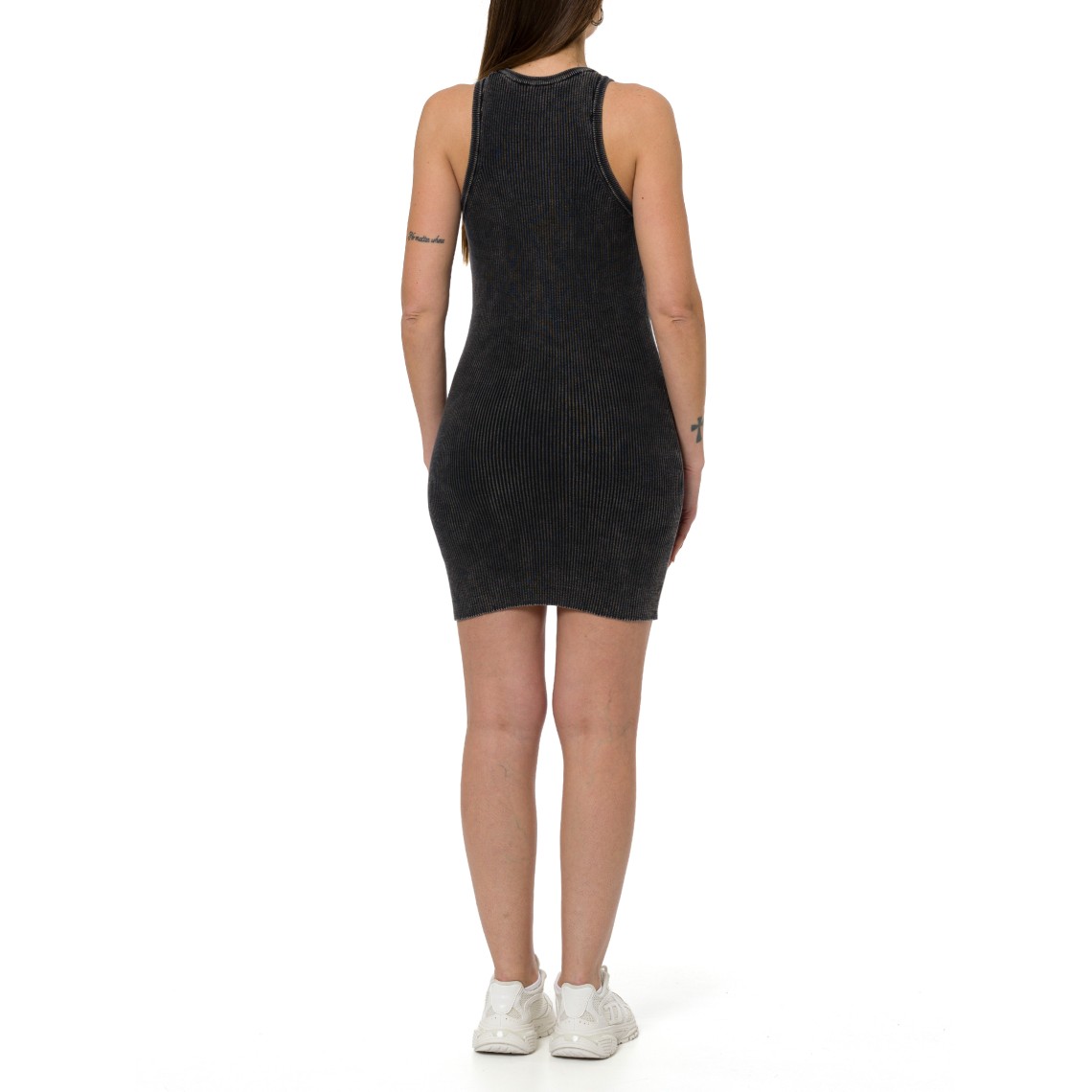 Abito mini con oval D metallizzato Diesel