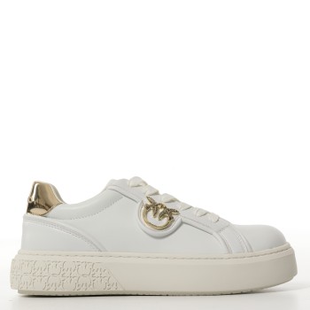 Sneakers Yoko 06 con logo in metallo Pinko