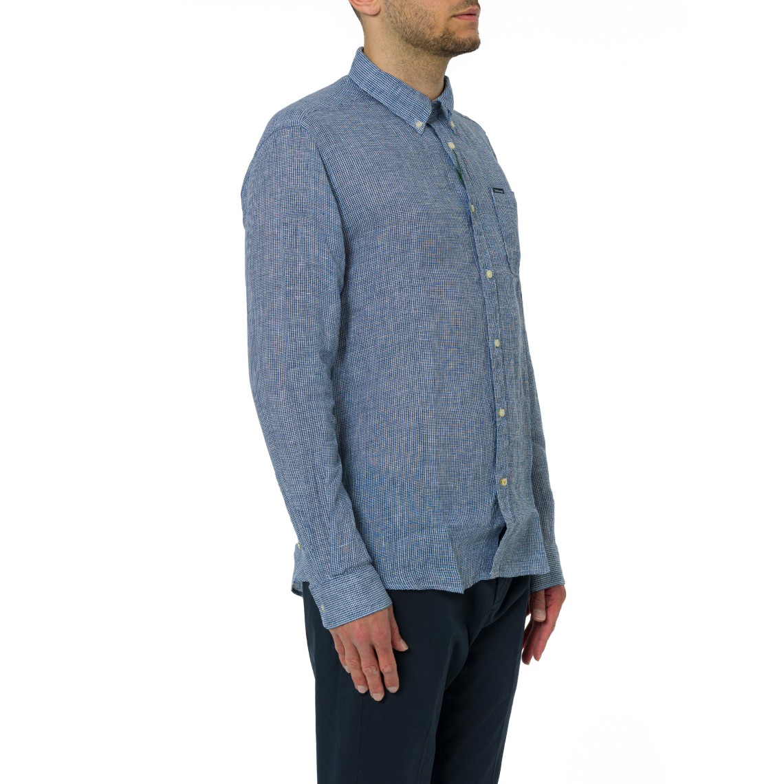 Camicia sartoriale di lino Linton Barbour