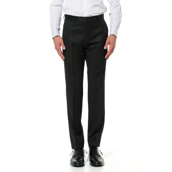 Pantaloni Boss slim fit in serge di lana vergine