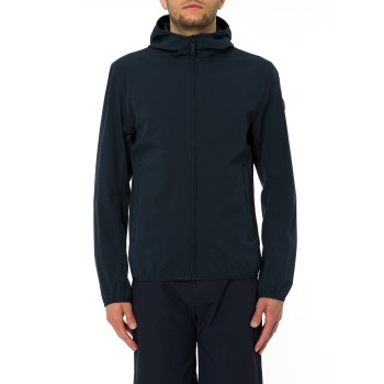 Giacca in softshell con cappuccio Colmar