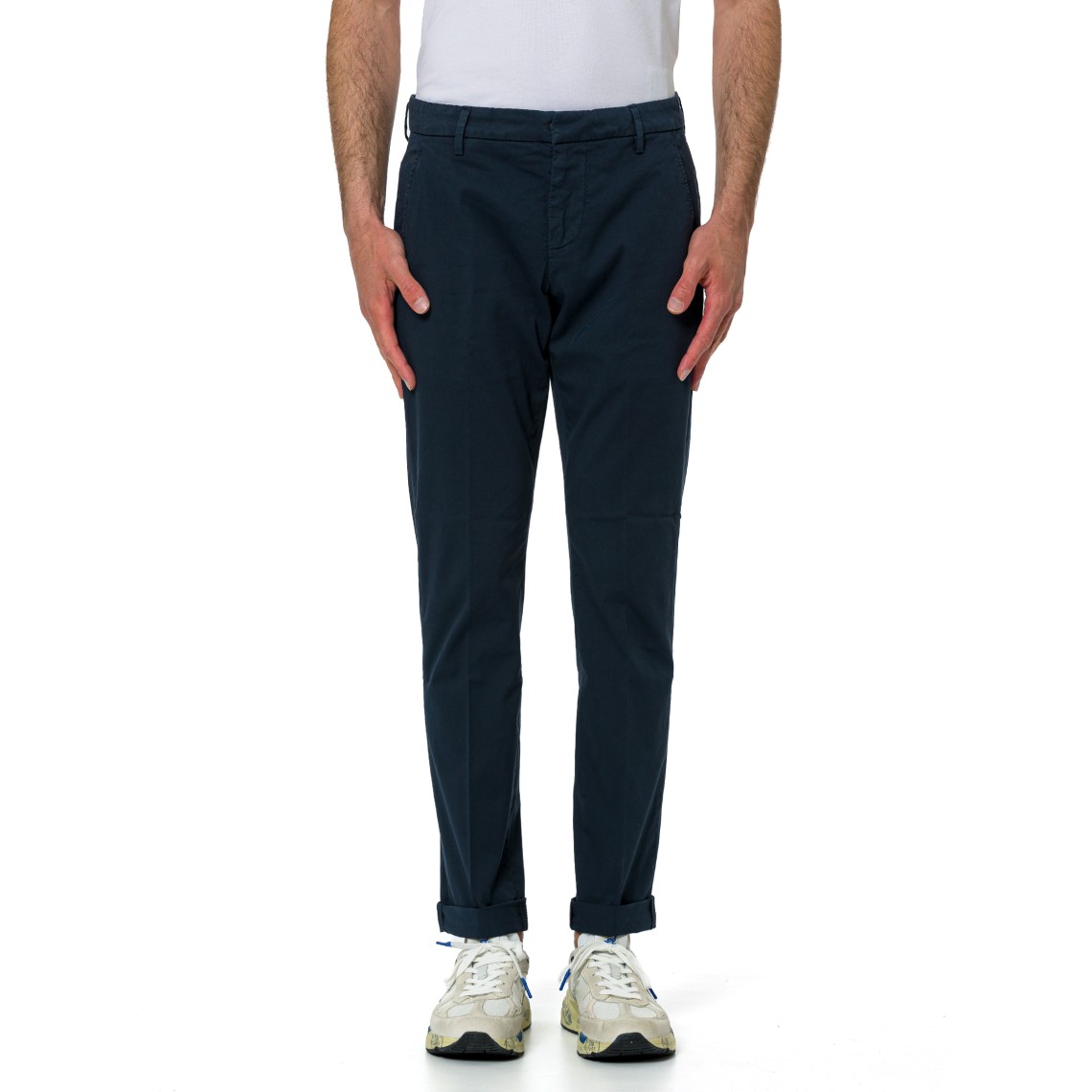 Pantaloni Gaubert Dondup in gabardine