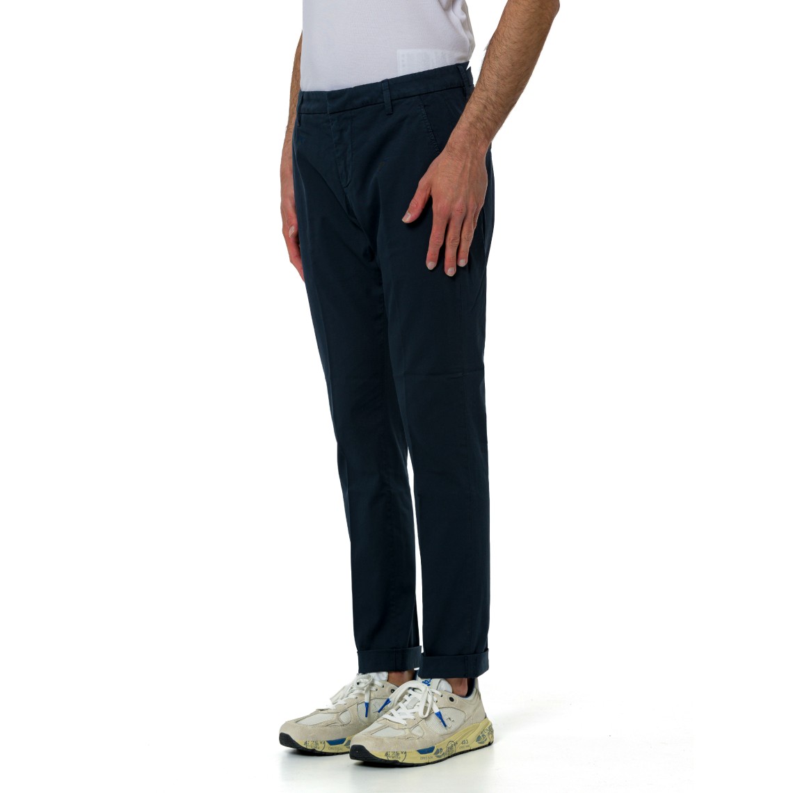 Pantaloni Gaubert Dondup in gabardine