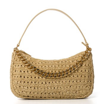 Borsa a mano in rafia Twinset