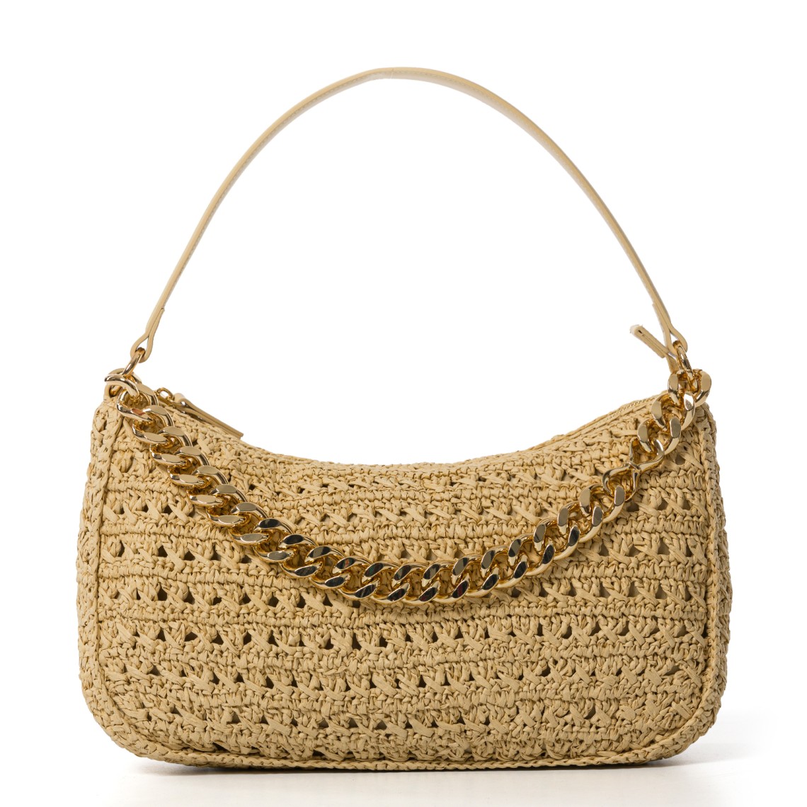 Borsa a mano in rafia Twinset