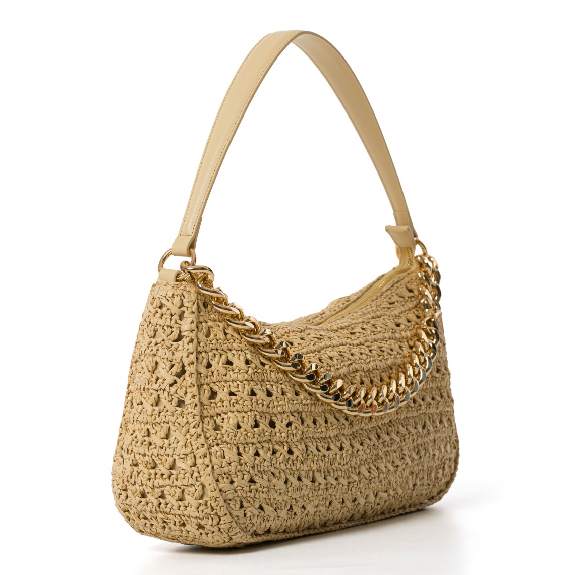 Borsa a mano in rafia Twinset