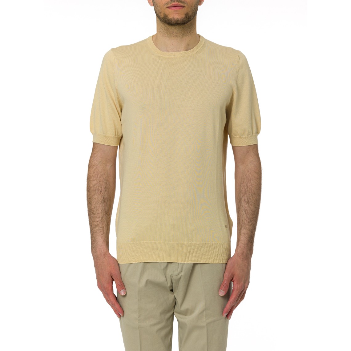 T-shirt in Maglia di Cotone Fay