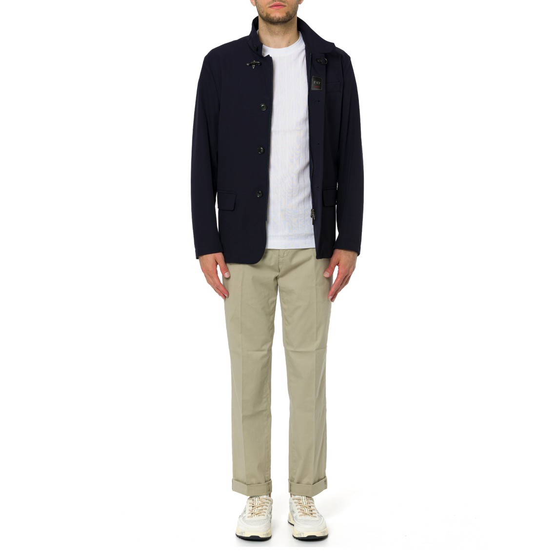 Giacca Travel in Nylon Stretch Fay