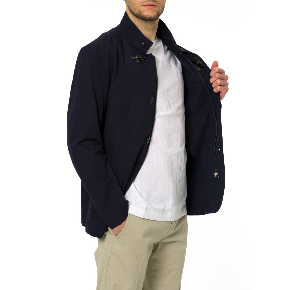 Giacca Travel in Nylon Stretch Fay