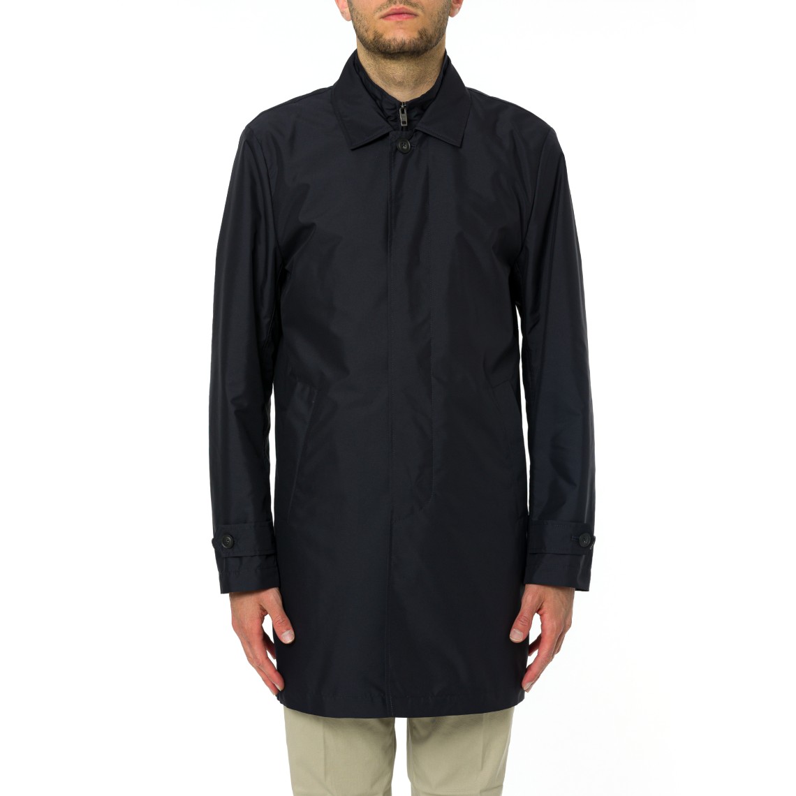 Morning Coat in Popeline Tecnico Fay