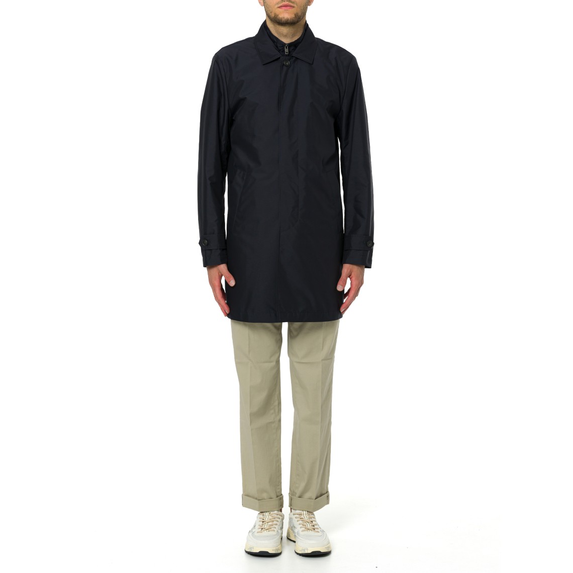 Morning Coat in Popeline Tecnico Fay