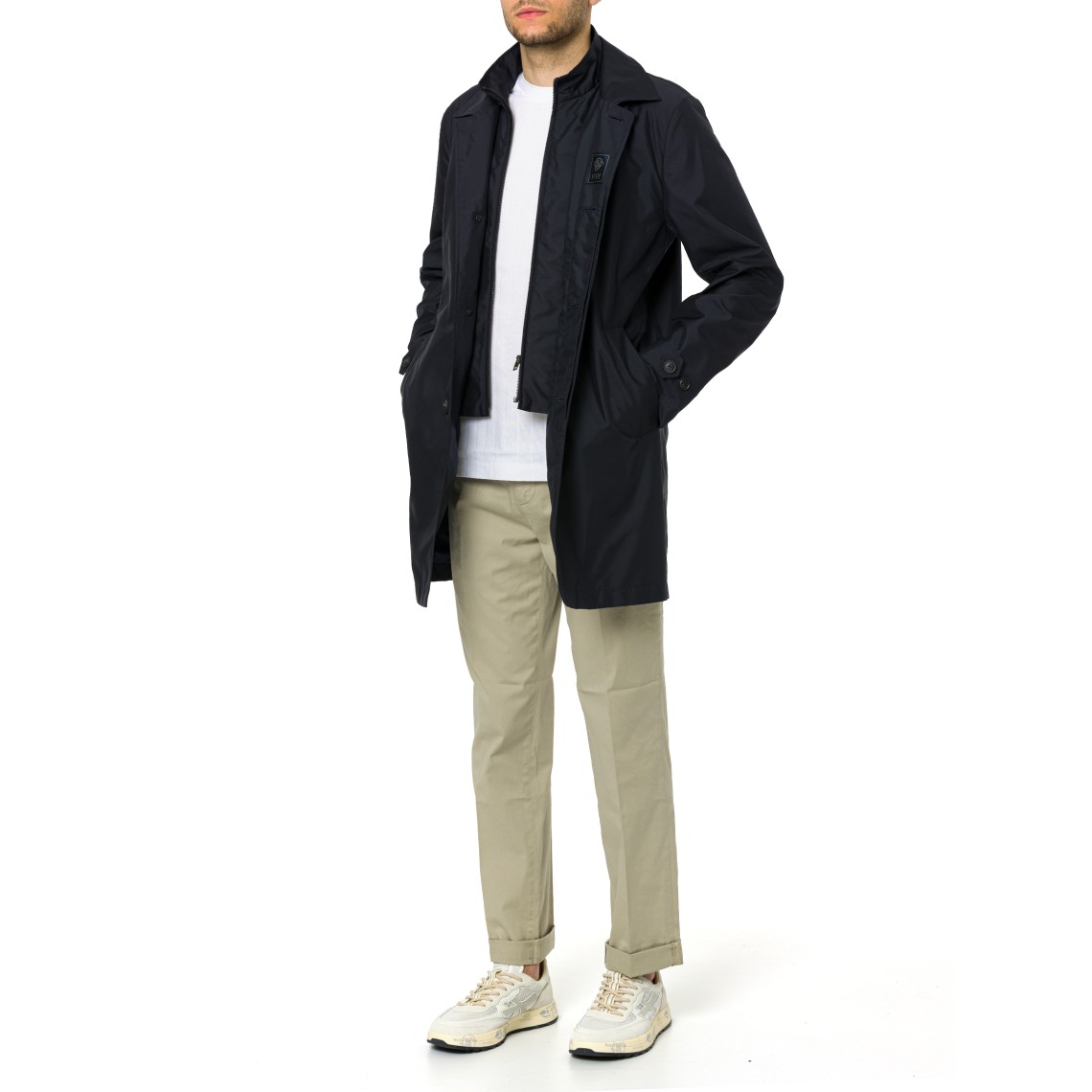 Morning Coat in Popeline Tecnico Fay