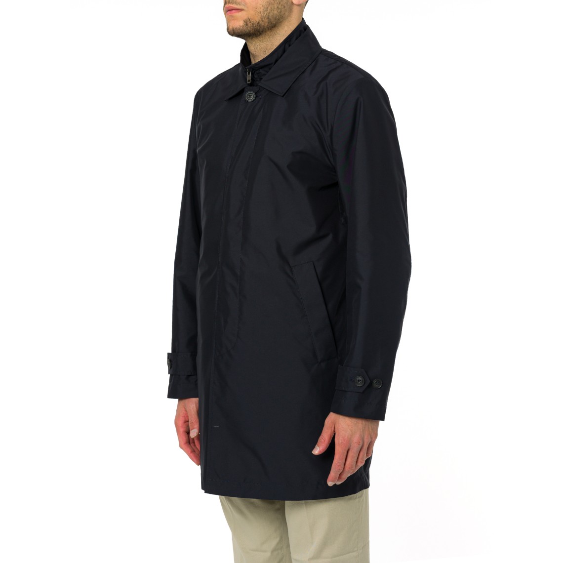 Morning Coat in Popeline Tecnico Fay